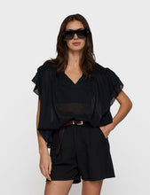 Cargar imagen en el visor de la galería, Top Ruffle Black