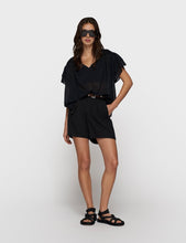 Cargar imagen en el visor de la galería, Top Ruffle Black