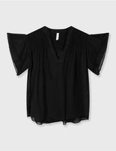 Cargar imagen en el visor de la galería, Top Ruffle Black