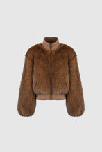 Cargar imagen en el visor de la galería, Chaqueta Argyle Short Brown