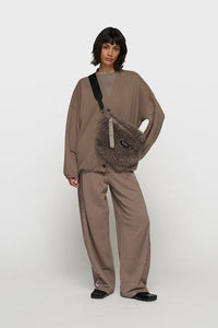 Cárdigan Baseball Taupe
