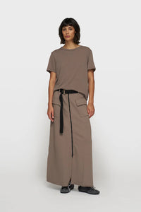 Falda Cargo Taupe