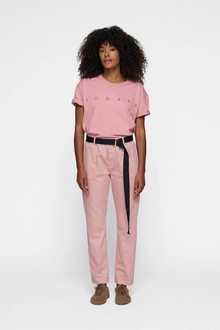 Pantalones Belted Raspberry