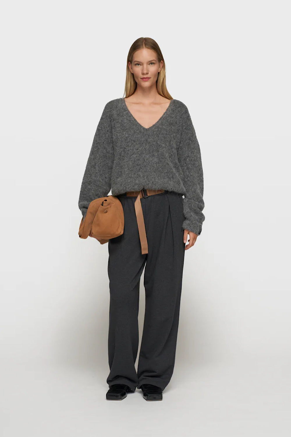 Pantalones Jogger Belt Antracita