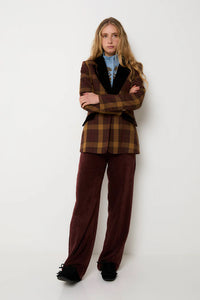 Blazer Ana Madras Marrón