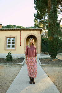 Blusa Eline Framboise