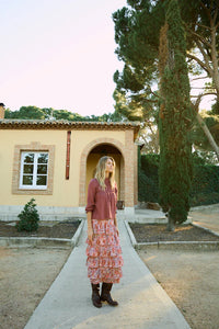 Blusa Eline Framboise