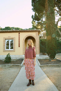 Blusa Eline Framboise