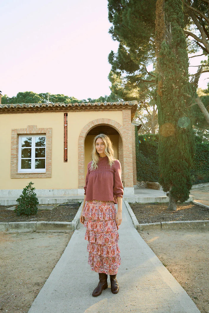 Blusa Eline Framboise