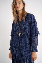 Cargar imagen en el visor de la galería, Blusa Lucía Boho Blue