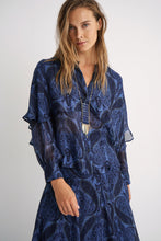 Cargar imagen en el visor de la galería, Blusa Lucía Boho Blue