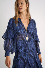 Cargar imagen en el visor de la galería, Blusa Lucía Boho Blue
