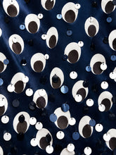 Cargar imagen en el visor de la galería, Blusa Azul Lunares Con Lentejuelas