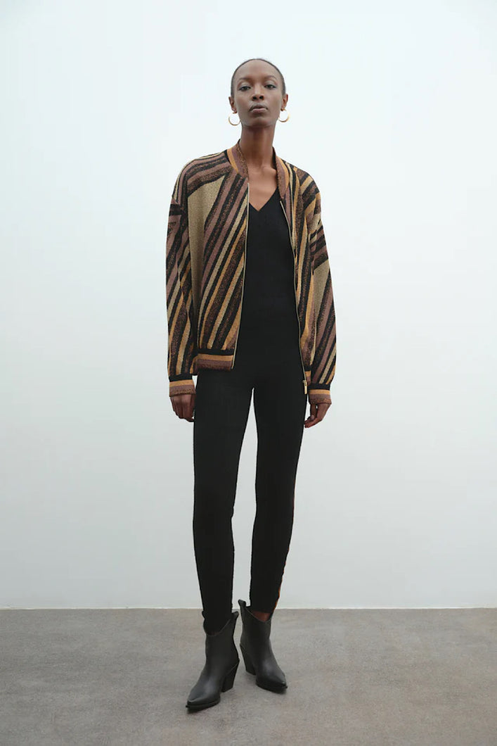 Chaqueta Bomber Jacquard