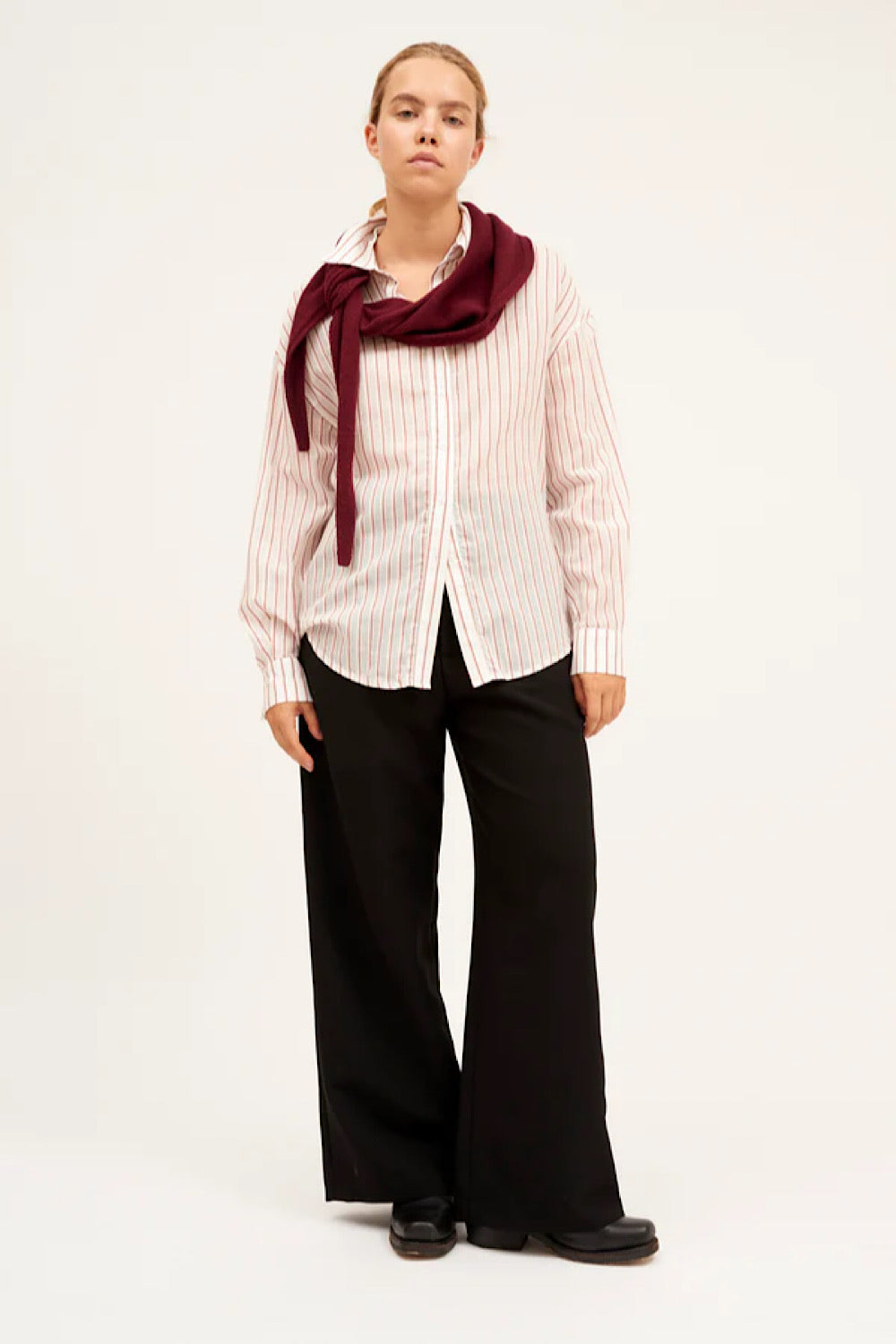 Camisa Tilda Rayas Rosa