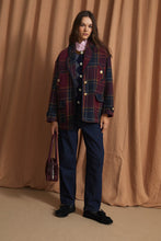 Cargar imagen en el visor de la galería, Abrigo Chaquetón Bola Margaret Burgundy
