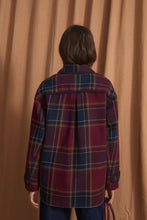 Cargar imagen en el visor de la galería, Abrigo Chaquetón Bola Margaret Burgundy