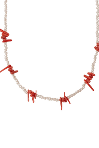 Collar Coral Lolita Pearls