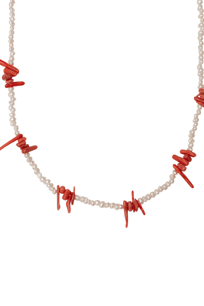 Collar Coral Lolita Pearls