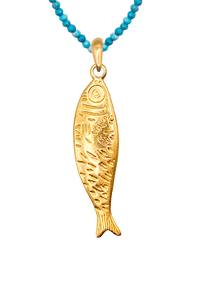 Collar Sardina Turquesa