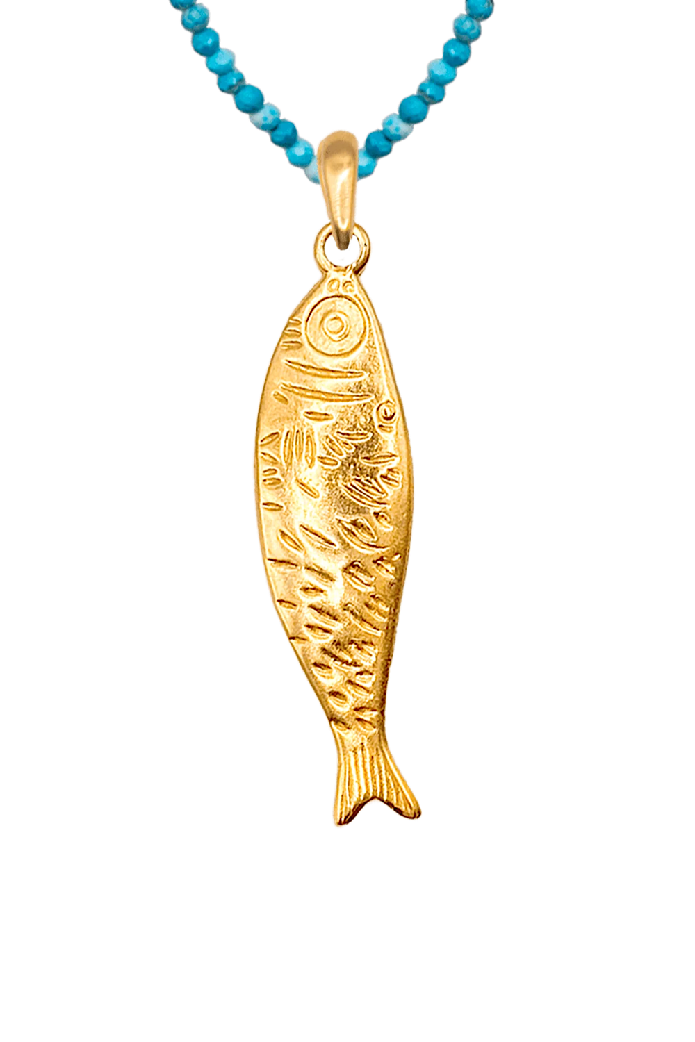 Collar Sardina Turquesa
