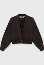 Cargar imagen en el visor de la galería, Cardigan Cropped Brown