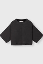 Cargar imagen en el visor de la galería, Sudadera Cropped Antracita