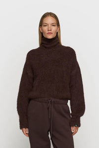 Jersey Cropped Wine