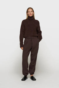 Jersey Cropped Wine