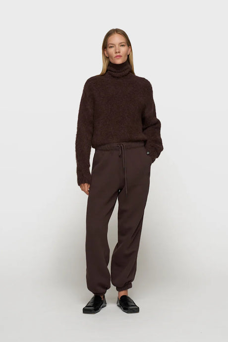 Jersey Cropped Wine
