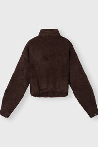 Jersey Cropped Wine
