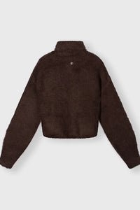 Jersey Cropped Wine