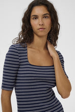 Cargar imagen en el visor de la galería, Top Simone Stripes Navy