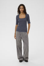 Cargar imagen en el visor de la galería, Top Simone Stripes Navy