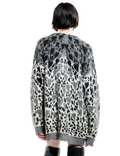 Cargar imagen en el visor de la galería, Cardigan Leopard Grey