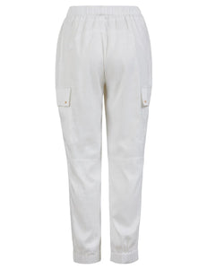 Pantalones Cargo White