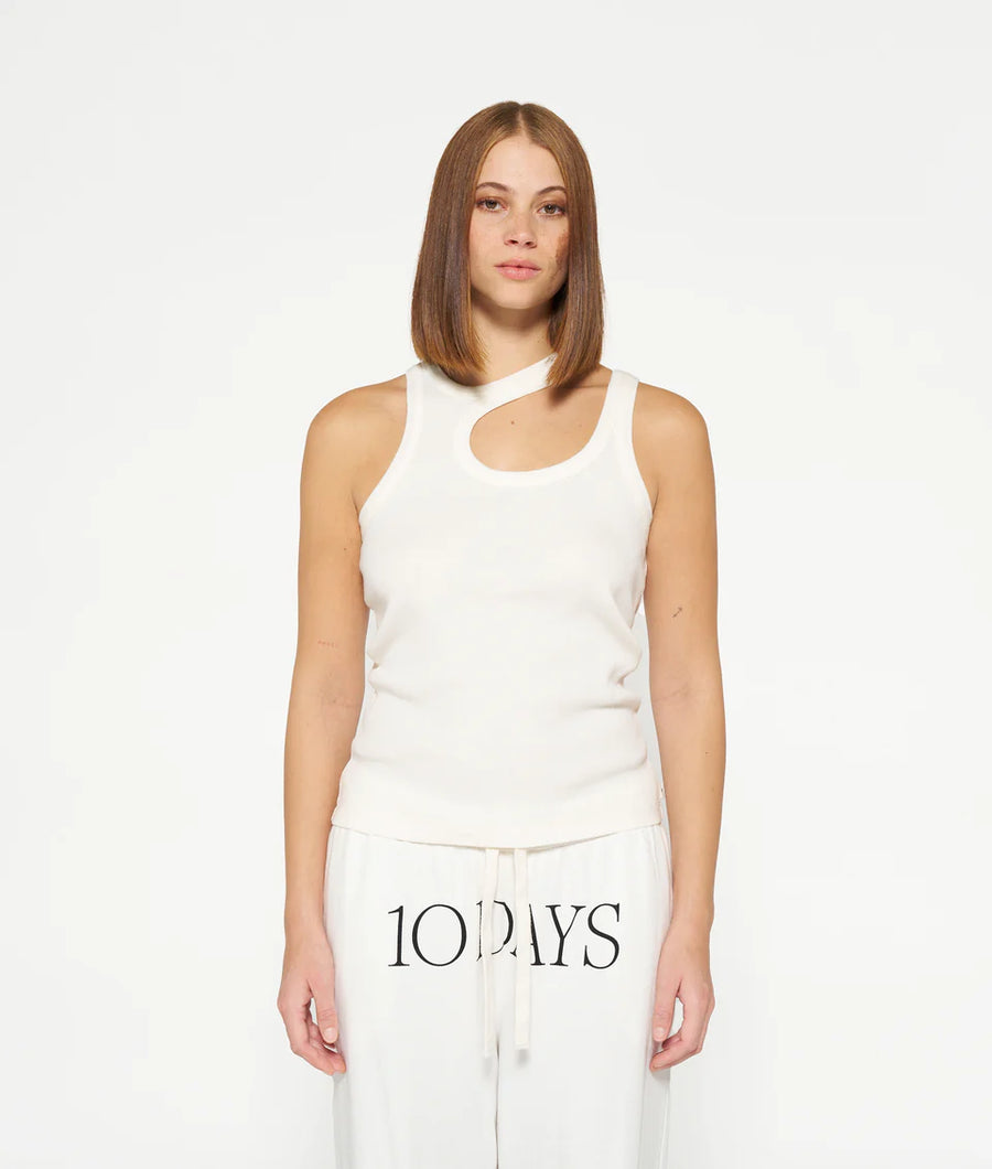 Top Tank Cut Out Ecru
