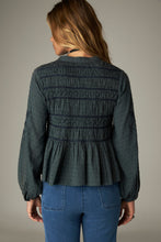 Cargar imagen en el visor de la galería, Blusa Darla Vintage Turquoise