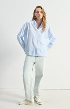 Cargar imagen en el visor de la galería, Camisa Eluabird Rayures Bleu