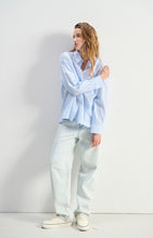 Cargar imagen en el visor de la galería, Camisa Eluabird Rayures Bleu