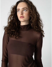 Cargar imagen en el visor de la galería, Top Mesh Chocolat