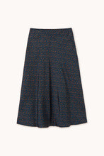 Cargar imagen en el visor de la galería, Falda Flowers Navy