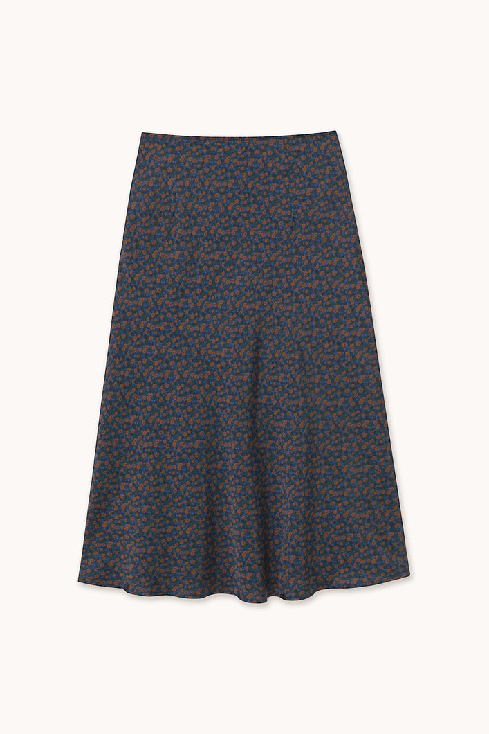 Falda Flowers Navy