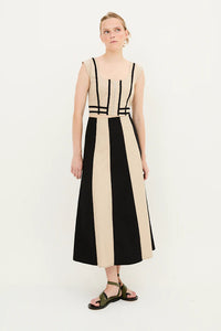 Falda Cintas Beige