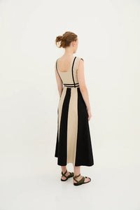 Falda Cintas Beige