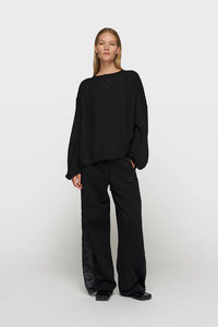 Camisa Flowy Black