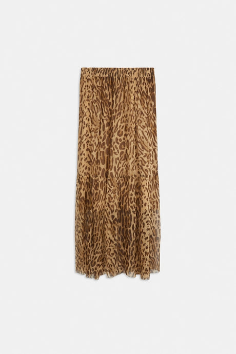 Falda Fauve Leopard
