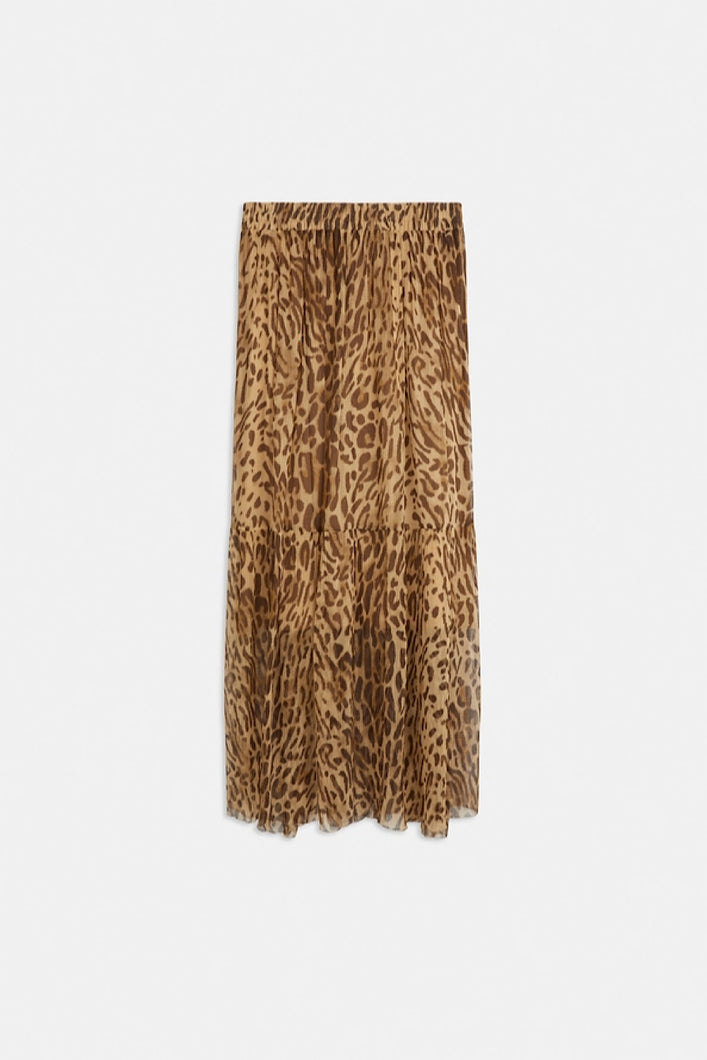 Falda Fauve Leopard