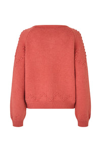 Cardigan Grace Burned Rose
