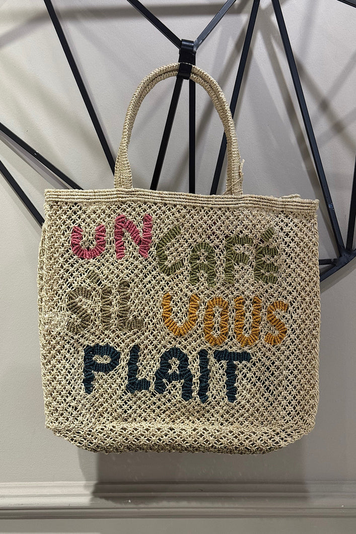 Bolso Un Cafe S’il Vous Plait Grande